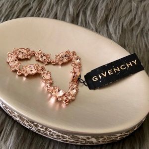 NWT Givenchy Rose Gold Tone Tennis Bracelet